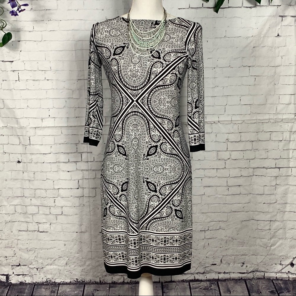 Wisp Anaisey Dress in Black and White